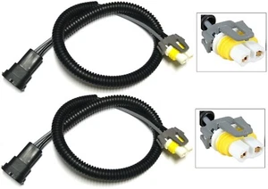 Cable H16 64219 dos arneses luz antiniebla repuesto enchufe conector hembra OE - Imagen 1 de 6