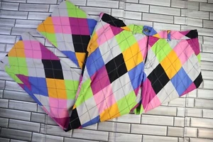 Loudmouth Golfhose Herren 38 x 32 Chino kariert Argyle mehrfarbig Preppy - Bild 1 von 10