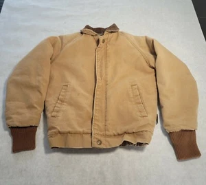Vintage WALLS Outdoors Brown Duck Jacket Youth Boys Refer To Photos For Size  - Picture 1 of 9