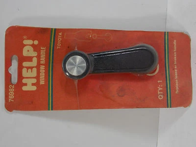  Nuevo para TOYOTA COROLLA 1985-1997 interior negro ventana manivela palanca 76982 Foto 1 de 2