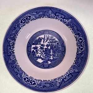 Royal China Willow Ware Blue Willow 9" Vegetable Bowl - USA - Picture 1 of 6