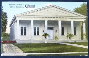 Postal Segunda Iglesia de Cristo Científico Cleveland Ohio OH Años 1910 Superior - Imagen 1 de 1