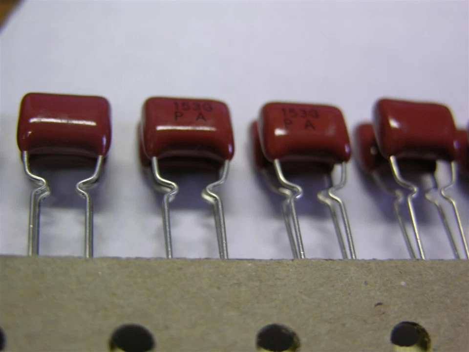 50 Panasonic ECQP1H153GZ3 .015uF 50V 2% Radial Polypropylene Film Capacitors  - image 1 of 1