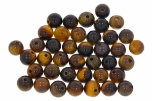 10 uds. (0,40 € */ 1 ud.) ojo de tigre 6S161 - bola de piedras preciosas de 6 mm 10 piezas - Imagen 1 de 2