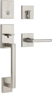 *1-Piece* Kwikset San Clemente-Halifax Single Cylinder Satin Nickel 98180-002 - Picture 1 of 5