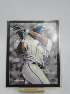 Carl Crawford Autographed Limited Edition 8"x10" Photo #35/50 Noah Stokes Art - Picture 1 of 9