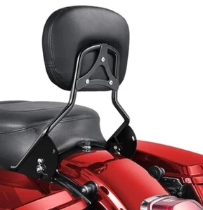 Verstellbare Sissy Bar Sozius Rückenlehne mit Pad passt für Harley Touring Road King - Bild 1 von 7