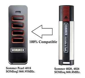 Mando a distancia Sommer Pearl 4018 (SOMloq & SOMloq2) - Catálogo: 4018V000 - Imagen 1 de 3