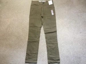 NWT Gymboree Boys Size 8 Regular Tan Brown Dark Sand Stretch Skinny Jeans - Picture 1 of 3