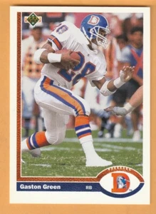 Gaston Green Denver Broncos 1991 cubierta superior #551 UCLA Bruins - Imagen 1 de 2