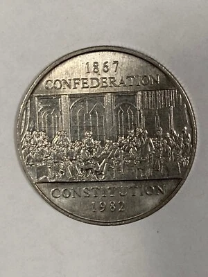 1982 Canada 1 Dollar Coin - Image 1 of 2