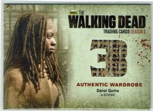 Walking Dead Season 3 Part 2 Wardrobe Costume Card M47 Danai Gurira as Michonne - Picture 1 of 2