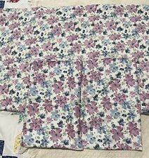 Vintage Better Homes and Gardens Queen Flat Sheet and Two Cases