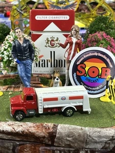 Tomica Ford Esso Fuel Truck No F62 1:96 Red Diecast USED EX Condition - Picture 1 of 11