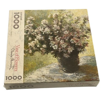 Puzzle Nuovo Da 1000 Pezzi Vaso Di Fiori Di Claude Monet - Immagine 1 di 3