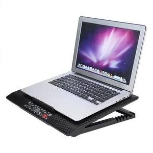 Laptop-Kühler Cooling Pad Basis USB 6 Fans Einstellbare Winkel Halterungen KUI - Bild 1 von 10