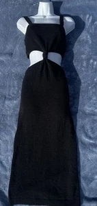 Express Maxi Nero Con Ritaglio Taglia L - Foto 1 di 6