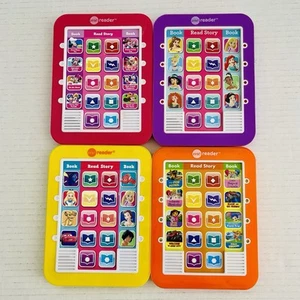 Me Reader Electronic Tablet Story Read Along Lot Of 4 Disney Nemo Princess Dora - Picture 1 of 19