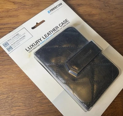⭐️⭐️ FREECOM 2.5ˋˋ Luxury Leather Case f. HDD SSD 11,5x8,5x2cm NEU # ⭐️ - Bild 1 von 3