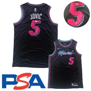 Nikola Jovic signed Trikot PSA/DNA handsigniert Miami Heat - Bild 1 von 4