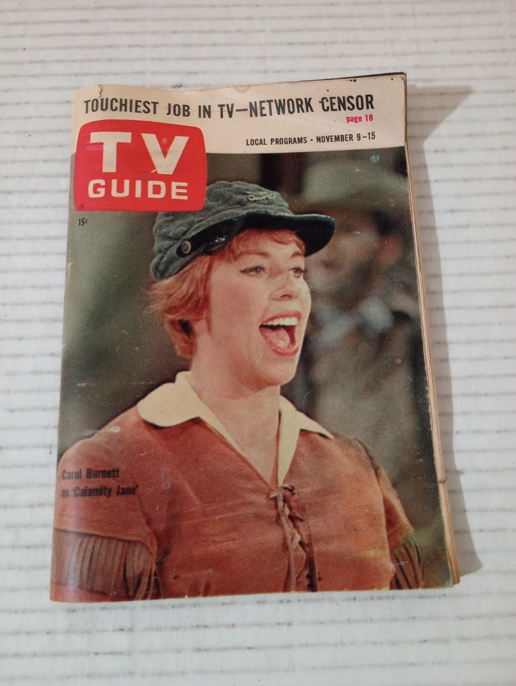 TV Guide Utah Idaho November 9 1963 Carol Burnett Dennis James Janet Leigh - Image 1 of 4