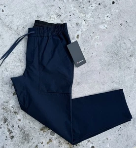 Pantalón Lululemon Para Hombre Grande Azul Cónico Bowline Utilitech ABC Utility Cordón - Imagen 1 de 3