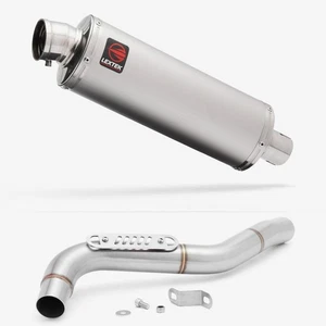 Lextek Slip-on S/Steel 350mm Exhaust for Triumph Tiger 1050 07-12 - Picture 1 of 4