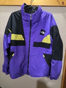 Vintage 90er North Face bunte Skibekleidung Windbreaker Jacke Made in USA XL - Bild 1 von 9