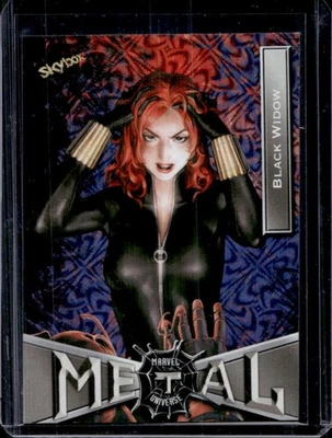 2021 Skybox Metal Universe Marvel Spider Man Black Widow Grandiose #13 - Image 1 of 2