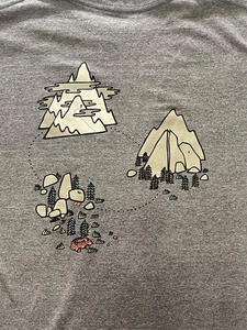 Patagonia Shirt Mens M Gray Short Sleeve Daily Graphic T-shirt - Foto 1 di 8