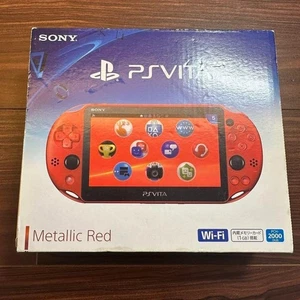 Consola Sony PCH-2000 ZA26 PS Vita Wi-Fi roja metálica como nueva Playstation - Imagen 1 de 17