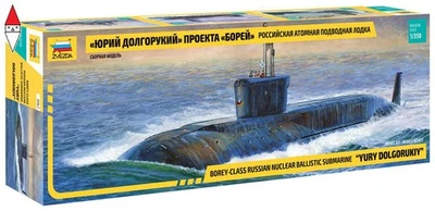 ZVEZDA 1/350 NUCLEAR SUBMARINE YURI DOLGORUKIJ K-535 - Immagine 1 di 4
