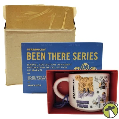 Starbucks Been There Series Marvel Collection Wakanda Ornamento Taza 2023 NUEVO Foto 1 de 4