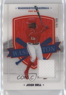 2021 Panini Chronicles America's Pastime Swatches Blue /99 Josh Bell #75 - Image 1 of 2