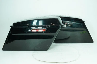 2007 Harley Touring FLHX Street Glide OEM Left Right Saddlebags Luggage NOKey - Image 1 of 4