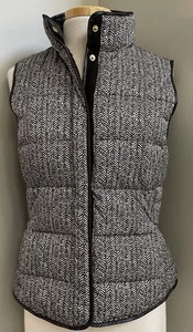 NWT's Banana Republic Women's Small Brown Puffer Vest Down Filled - Picture 1 of 9