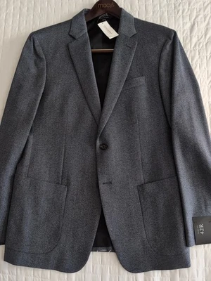 Banana Republic Mens Slim Fit Navy Blue Wool Birdseye Blazer Sport Jacket 42R - Image 1 of 4