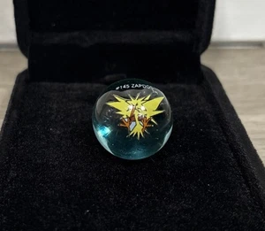 Pokemon Zapdos 145 Collector Marble 1st Edition Star Symbol Toy Biz 2000 - Picture 1 of 5