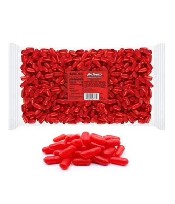 JUST BORN INC HOT TAMALES Fierce Cinnamon Flavored, Chewy Bulk Delicious Candy (5 Pound Bag)