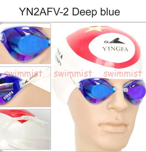 NEW YINGFA YN2AFV DEEPBLUE SWIMMING GOGGLES ANTI-FOG UV PROTECTION CLASSIC STYLE - Picture 1 of 1