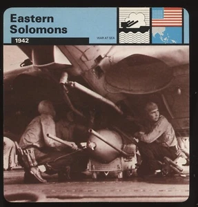 Eastern Solomons Edito carta di servizio seconda guerra mondiale in mare - Foto 1 di 1