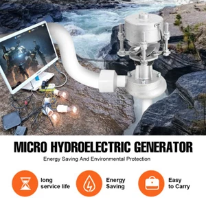 Wassergenerator Wasserturbinengenerator 500W Mikro Wasserkraftgenerator - Bild 1 von 14