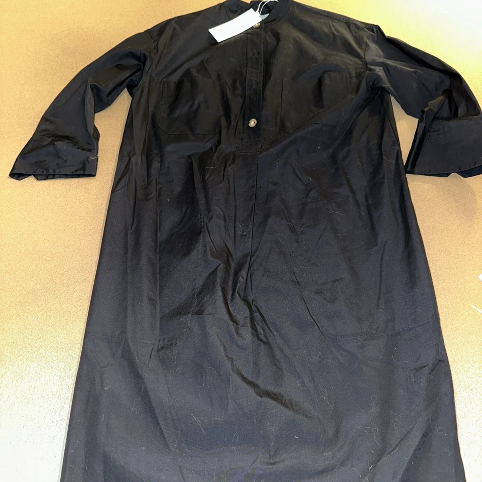 VINCE size XS Utility Poplin Shirt Dress Tunic