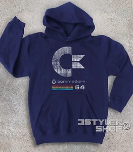 Kinder Sweatshirt Home Friendly Computer 64 - Vic 20 Drücken Sie Play Auf Band - Picture 1 of 3