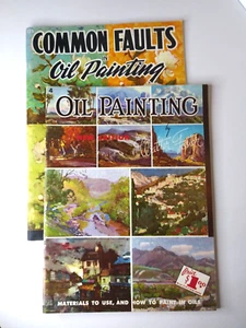 Lot of 2 Walter Foster Art Books Oil Painting Claude Parsons Vintage - Picture 1 of 7