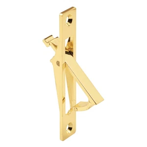 Prime-Line 161496 Pocket Door Flush Edge Pull, Polished Brass, Fasteners - Picture 1 of 1