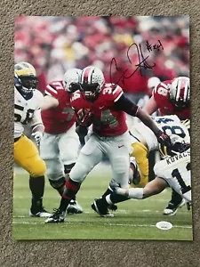 Signed 11X14 by Ohio State Buckeye RB CARLOS HYDE vs. Michigan, JSA - Picture 1 of 1