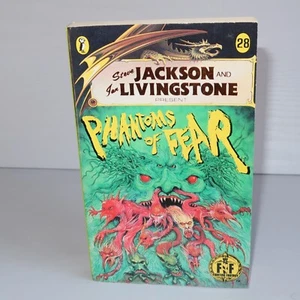 Fighting Fantasy Phantoms of Fear Vintage 1987 Unused Adventure Game Book - Imagen 1 de 24