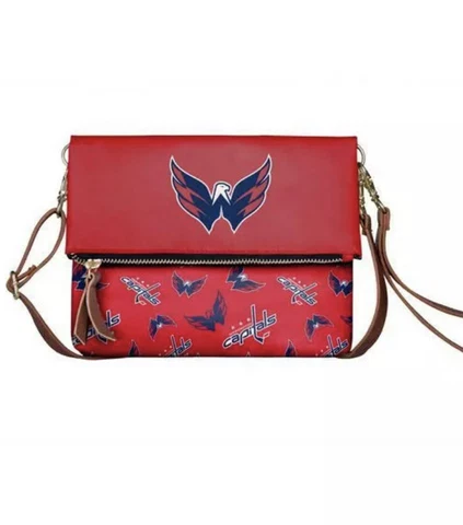 NHL Hockey Washington Capitals Womens Printed Collection Foldover Tote Bag Cover