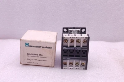 Contator Benedkit & Jager K3-10A01 180-210V 50Hz 200-240V 60Hz K3-10A01 180 - Imagem 1 de 4